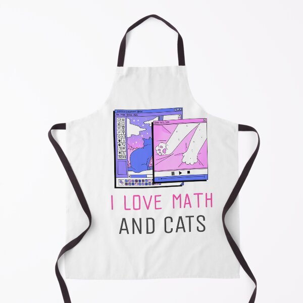 Item preview, I LOVE MATH AND CATS. FUNNY CAT LOVERS T-SHIRT designed and sold by BestCoolStuff.