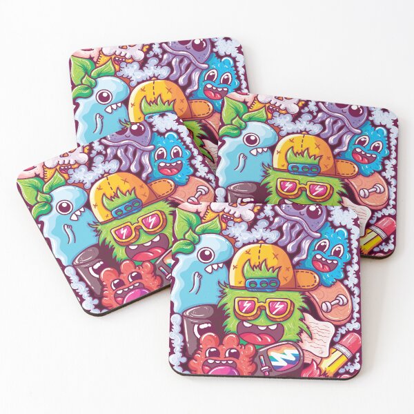 Item preview, Cool Retro Cartoon Doodle Illustration designed and sold by loumed.