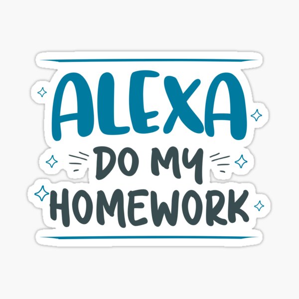 alex that's extra homework for you