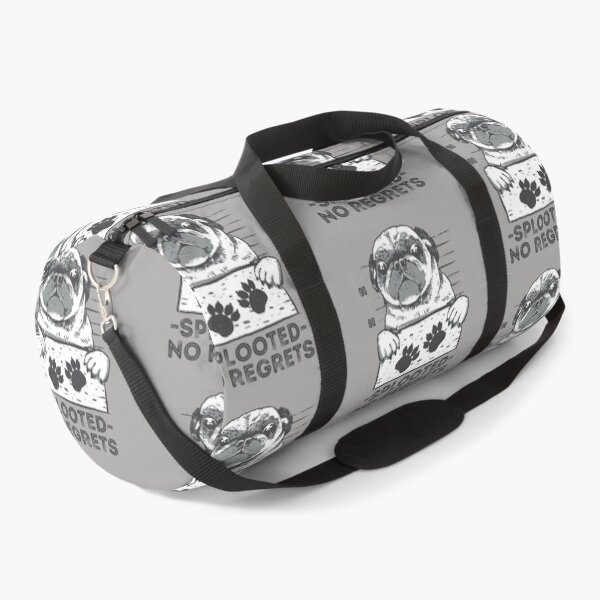 Item preview, Splooted no regrets, funny puglife mugshot design perfect for pug lovers designed and sold by Auntieck.