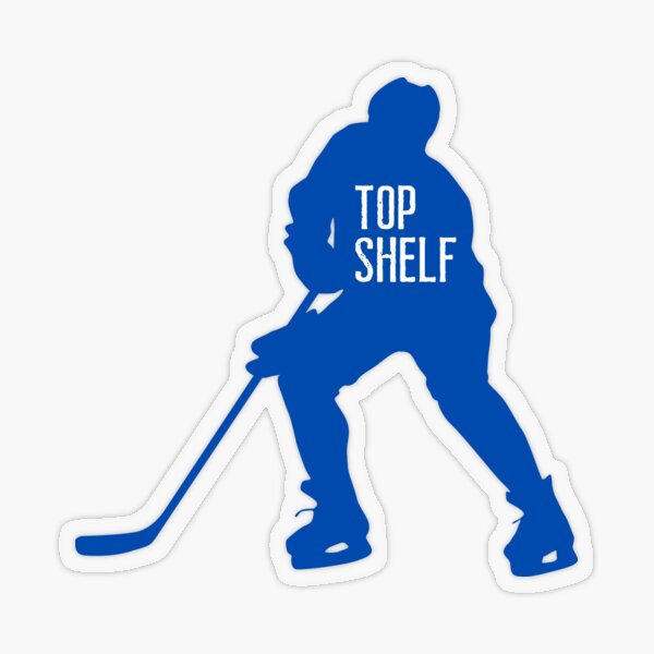 Top Shelf Ice Hockey Design Sticker for Sale by mkzmerch