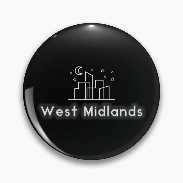Item preview, West Midlands skyline, i love West Midlands, West Midlands uk designed and sold by SuperiorPrints.