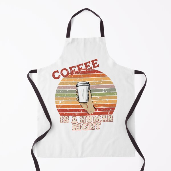 Item preview, Coffee Is A Human Right - Beautiful Retro Sunset Vintage Style Caligraphy Red designed and sold by andrei49387.