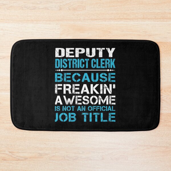 Item preview, Deputy District Clerk T Shirt - Freaking Awesome Job Gift Item Tee designed and sold by oetate4774.