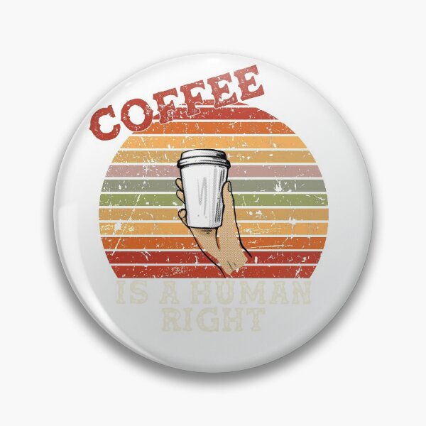 Item preview, Coffee Is A Human Right - Beautiful Retro Sunset Vintage Style Caligraphy  designed and sold by andrei49387.