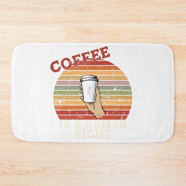 Item preview, Coffee Is A Human Right - Beautiful Retro Sunset Vintage Style Caligraphy  designed and sold by andrei49387.