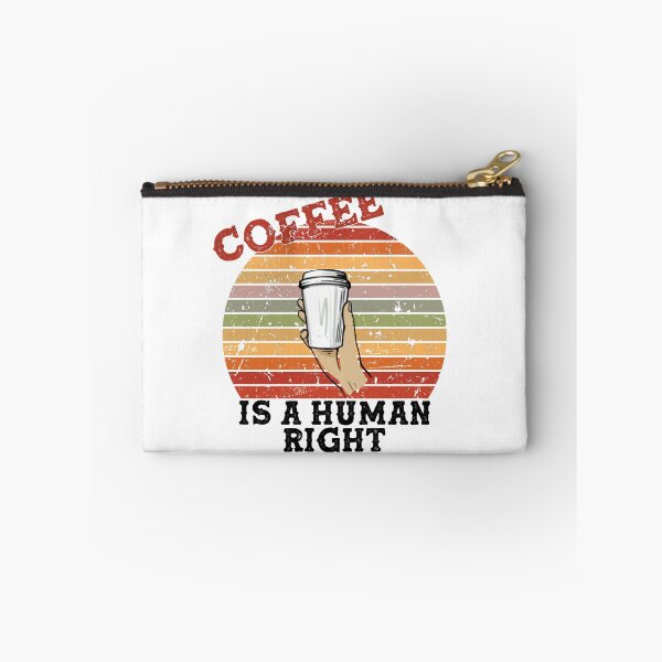 Item preview, Coffee Is A Human Right - Beautiful Retro Sunset Vintage Style Caligraphy  designed and sold by andrei49387.
