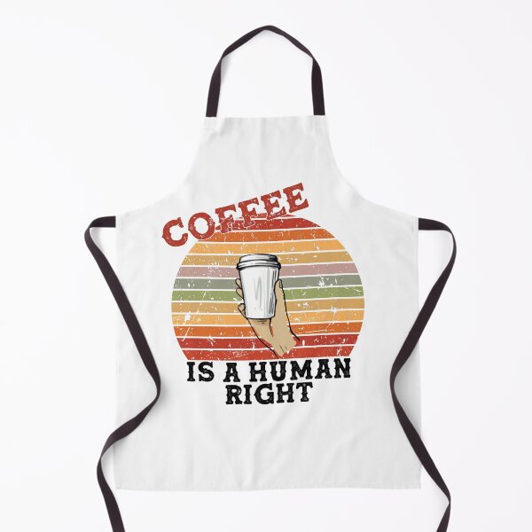 Item preview, Coffee Is A Human Right - Beautiful Retro Sunset Vintage Style Caligraphy designed and sold by andrei49387.