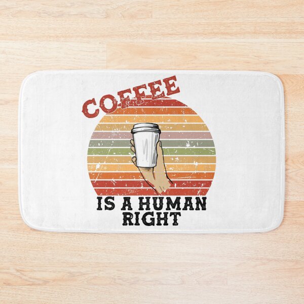 Item preview, Coffee Is A Human Right - Beautiful Retro Sunset Vintage Style Caligraphy  designed and sold by andrei49387.