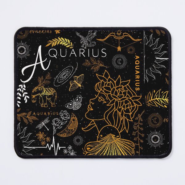 Item preview, Aquarius Zodiac Gifts - Beautiful Astrology Gifts designed and sold by NihaCollection.