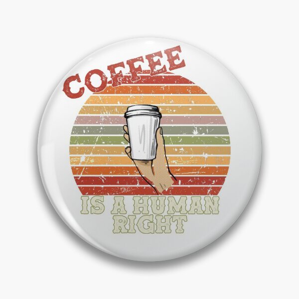 Item preview, Coffee Is A Human Right - Beautiful Retro Sunset Vintage Style Caligraphy  designed and sold by andrei49387.