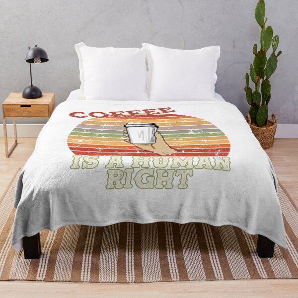 Item preview, Coffee Is A Human Right - Beautiful Retro Sunset Vintage Style Caligraphy  designed and sold by andrei49387.