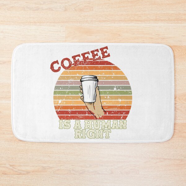 Item preview, Coffee Is A Human Right - Beautiful Retro Sunset Vintage Style Caligraphy  designed and sold by andrei49387.