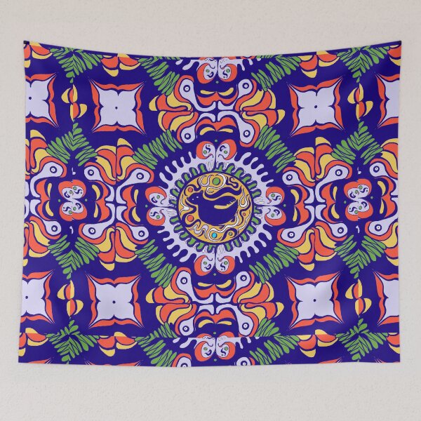 Item preview, Ethnic Pattern Work Flying Ghost Bird designed and sold by umaysart.