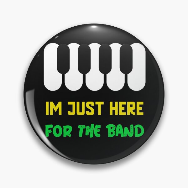 Item preview, I'M JUST HERE FOR THE BAND T-SHIRT designed and sold by BestCoolStuff.