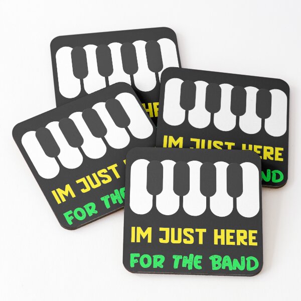 Item preview, I'M JUST HERE FOR THE BAND T-SHIRT designed and sold by BestCoolStuff.