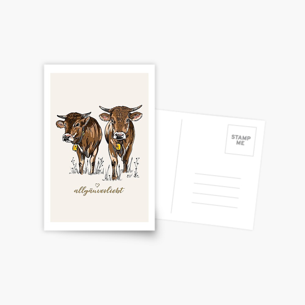 Artikel-Vorschau von Postkarte, designt und verkauft von allgaeuverliebt.