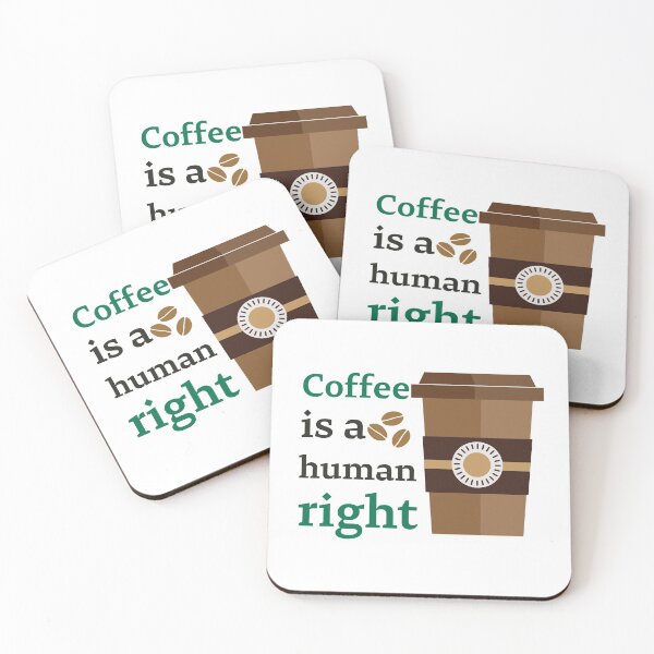 Item preview, Coffee Is A Human Right - Beautiful Coffee Cup Vintage Style  designed and sold by andrei49387.