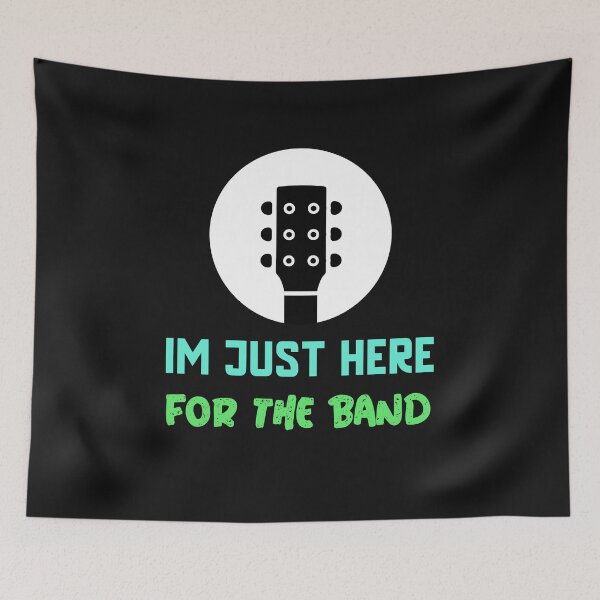 Item preview, I'M JUST HERE FOR THE BAND. ESSENTIAL T-SHIRT designed and sold by BestCoolStuff.