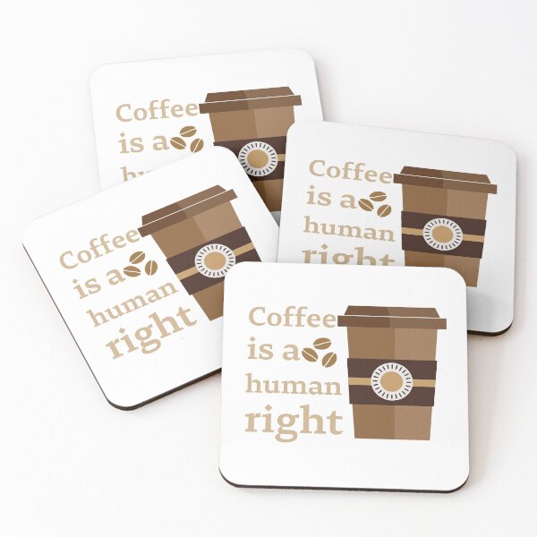 Item preview, Coffee Is A Human Right - Beautiful Coffee Cup Vintage Style  designed and sold by andrei49387.