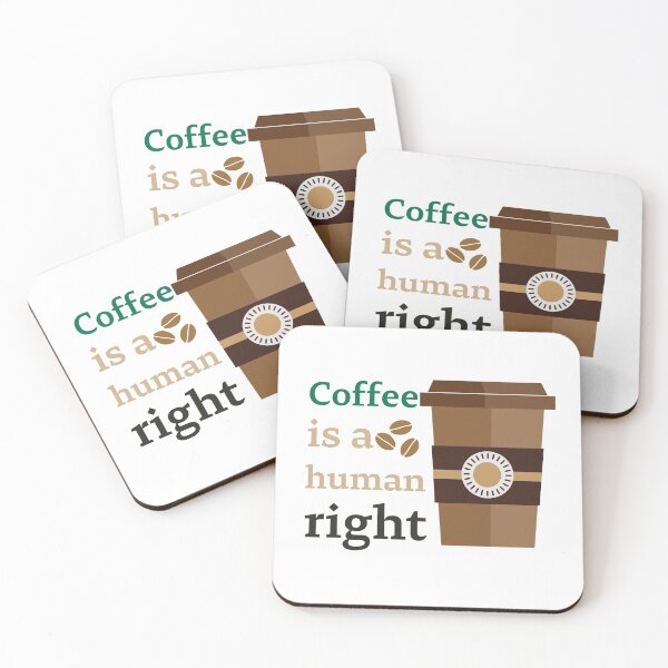 Item preview, Coffee Is A Human Right - Beautiful Coffee Cup Vintage Style  designed and sold by andrei49387.