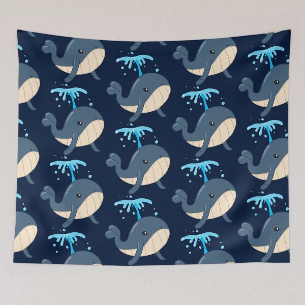 Item preview, splashing whale designed and sold by CoolKidsTable.
