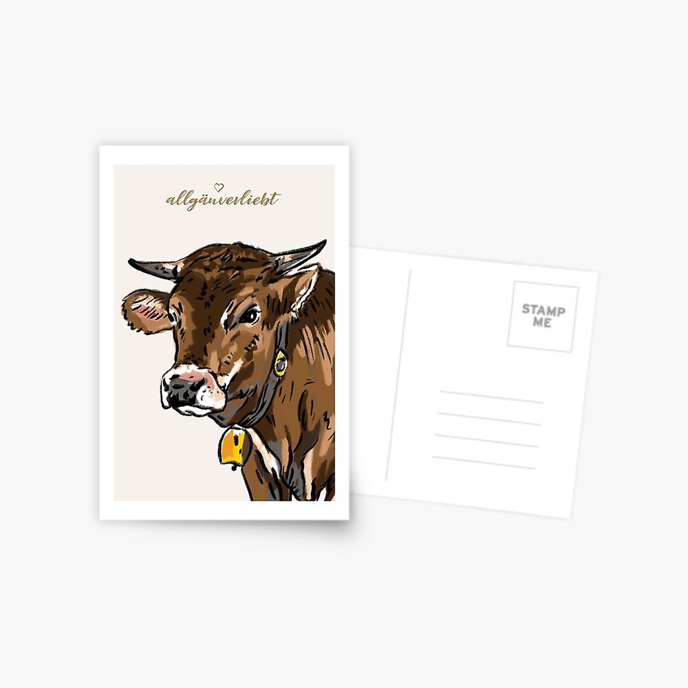 Artikel-Vorschau von Postkarte, designt und verkauft von allgaeuverliebt.