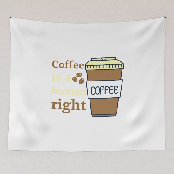 Item preview, Coffee Is A Human Right - Beautiful Coffee Cup Vintage Style Gift designed and sold by andrei49387.
