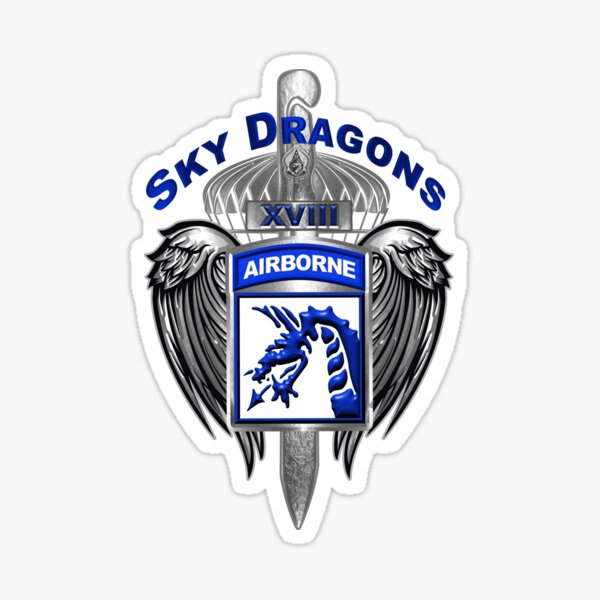 Item preview,  XVIII Airborne Corps “Sky Dragons” designed and sold by SoldierAlways.