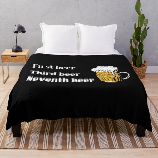 Item preview, First beer, third beer, seventh beer Funny designed and sold by JaneDesignsForU.