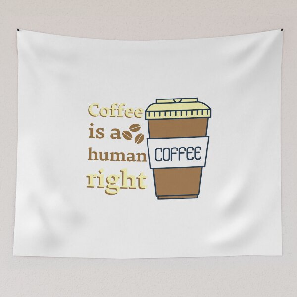 Item preview, Coffee Is A Human Right - Beautiful Coffee Cup Vintage Style Gift designed and sold by andrei49387.