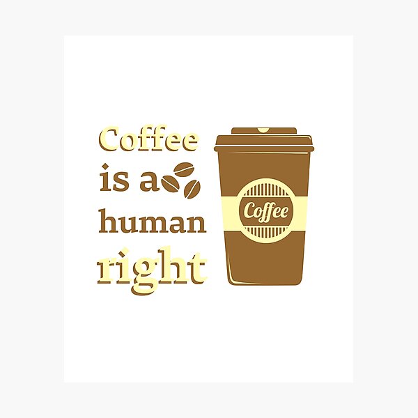 Item preview, Copy of Coffee Is A Human Right - Beautiful Coffee Cup Vintage Style Gift designed and sold by andrei49387.