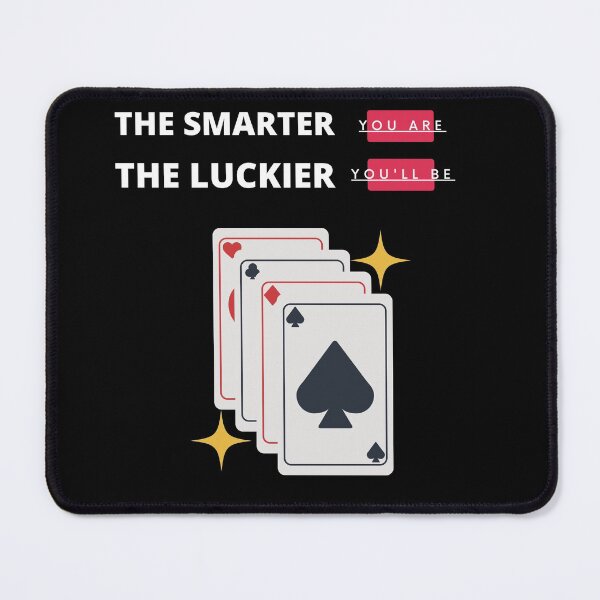 Item preview, The Smarter you are, the luckier you get designed and sold by MotivationDNA.
