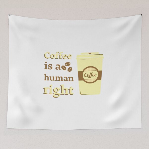 Item preview, Coffee Is A Human Right - Beautiful Coffee Cup Vintage Style Gift designed and sold by andrei49387.