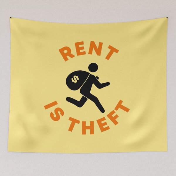 Item preview, Rent Is Theft designed and sold by Picket Club.