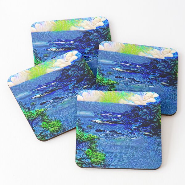 Item preview, Whale Bay in Swirls designed and sold by VespersEmporium.