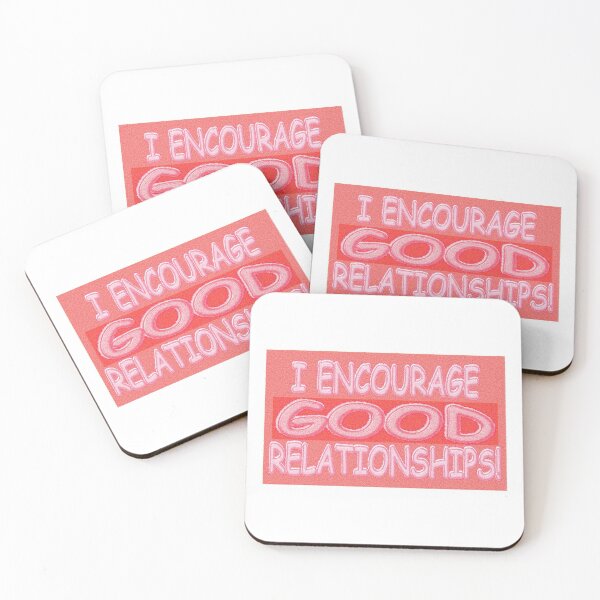 Item preview, Cute Expression Artwork Design "GOOD RELATIONSHIPS". Buy Now designed and sold by Health And Fitness Posts e-Store.