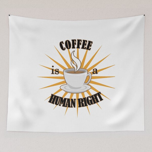 Item preview, Coffee Is A Human Right - Beautiful Coffee Cup Vintage Style Gift designed and sold by andrei49387.