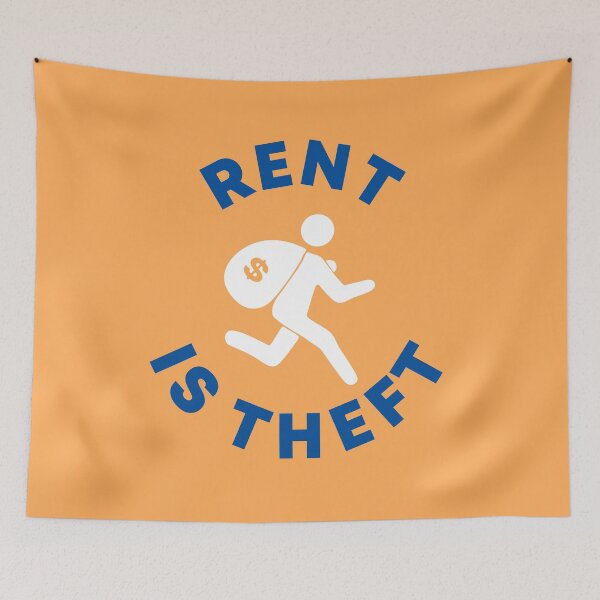 Item preview, Rent Is Theft designed and sold by Picket Club.
