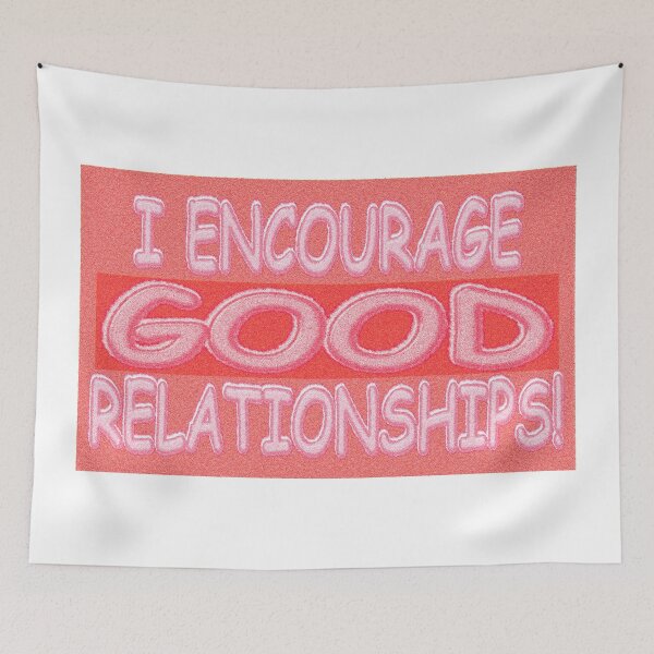 Item preview, Cute Expression Artwork Design "GOOD RELATIONSHIPS". Buy Now designed and sold by Health And Fitness Posts e-Store.