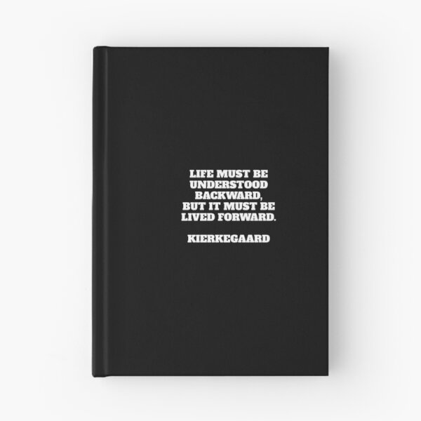 Item preview, Life must be understood backward, but it must be lived forward - Kierkegaard philosophical quotes designed and sold by Inspirationmotivation.