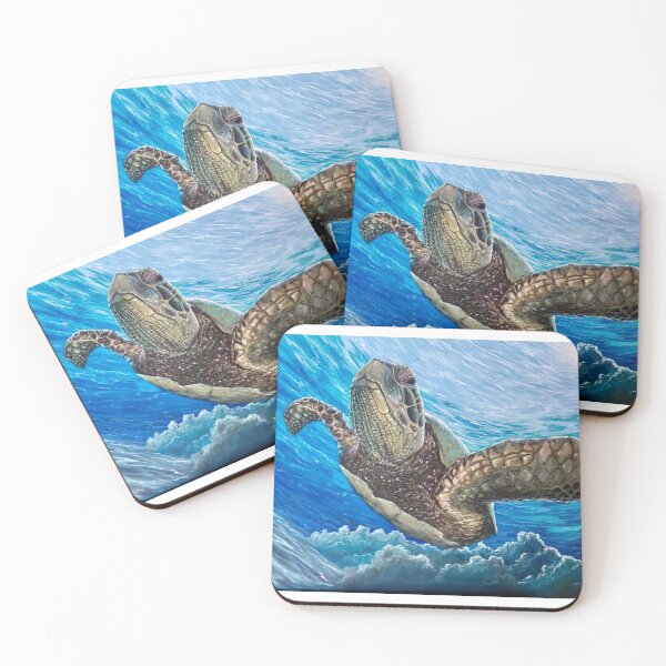 Item preview, Sea turtle underwater, Sea turtle art, Sea turtle painting, Sea turtle wall art, sea turtle wall decor, Sea turtle decor designed and sold by SunscapesArt.