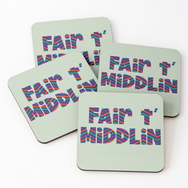 Artikelvorschau, "Fair t' middlin'" Yorkshire-Nord-Slang-Dialekt entworfen und verkauft von incurablehippie.