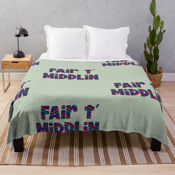 Item preview, "Fair t' middlin'" Yorkshire northern slang dialect designed and sold by incurablehippie.