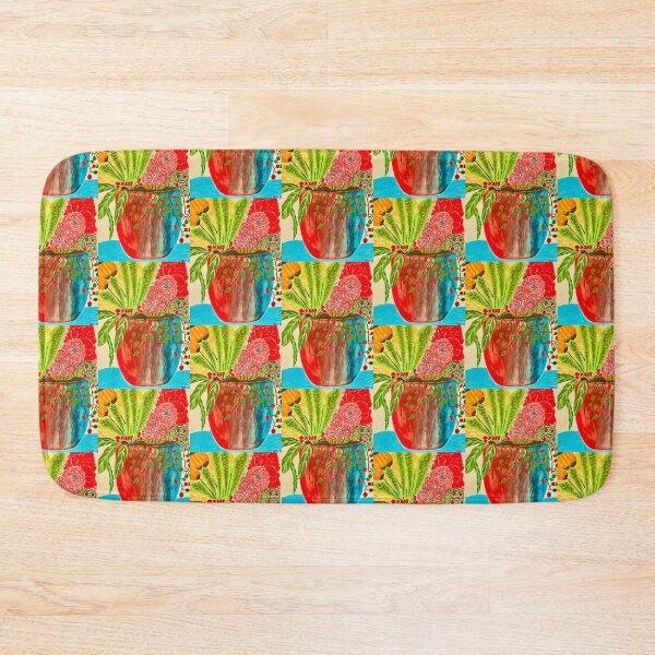 Item preview, Red and Turquoise Planter designed and sold by Watercolorwear.