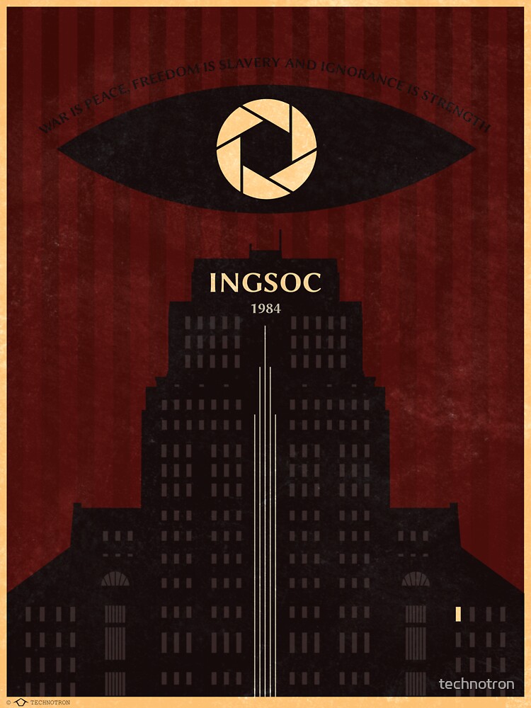 George Orwell 1984 INGSOC Sticker!