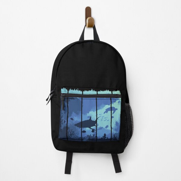 Item preview, Vintage underwater blue world, marine life retro ocean designed and sold by Faty-Za.