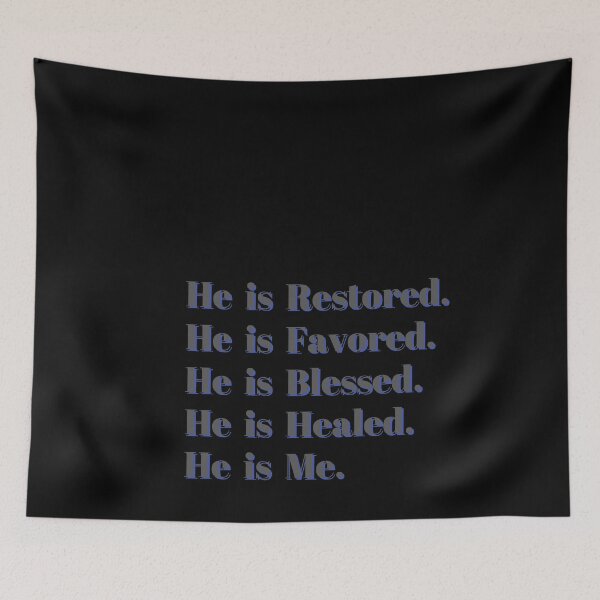 Item preview, He Is Restored designed and sold by Fabuluss4Life.