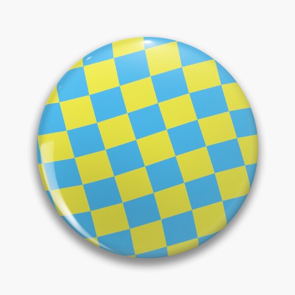 Item preview, Blue and Yellow check flag pattern designed and sold by bradm50.