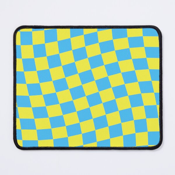 Item preview, Blue and Yellow check flag pattern designed and sold by bradm50.
